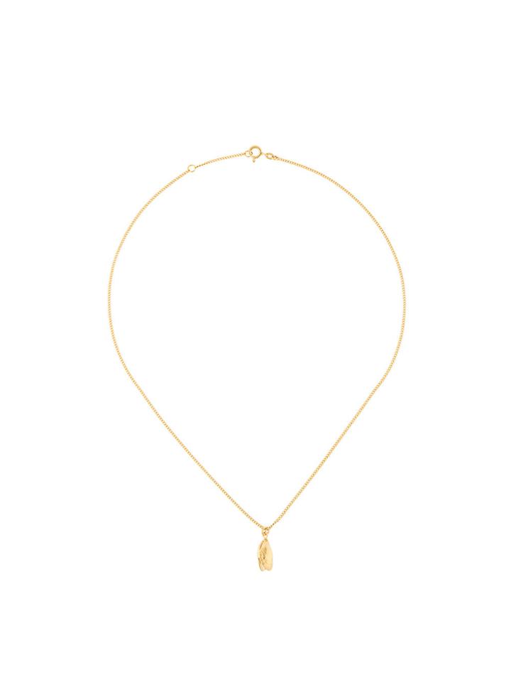 Wouters & Hendrix Clam Necklace - Yellow & Orange