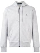 Zipped Hoodie - Men - Cotton/polyester - S, Grey, Cotton/polyester, Polo Ralph Lauren