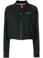 Nike Mesh Printed Logo Stripe Sleeve T-shirt - Black