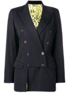 Jean Paul Gaultier Vintage 1990's Pinstripe Blazer - Black