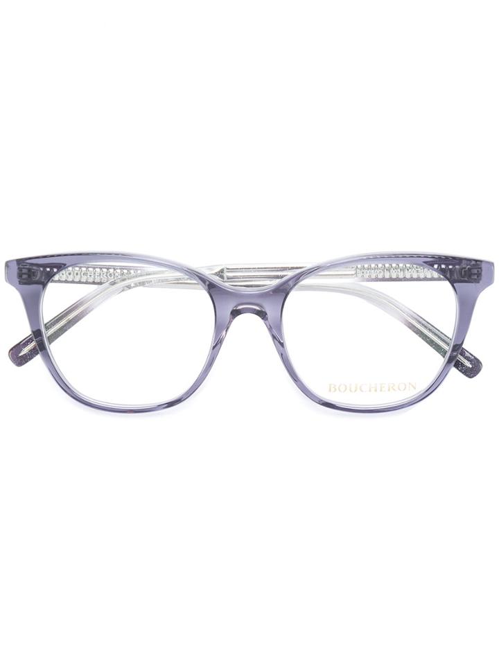 Boucheron Cat Eye Glasses - Blue