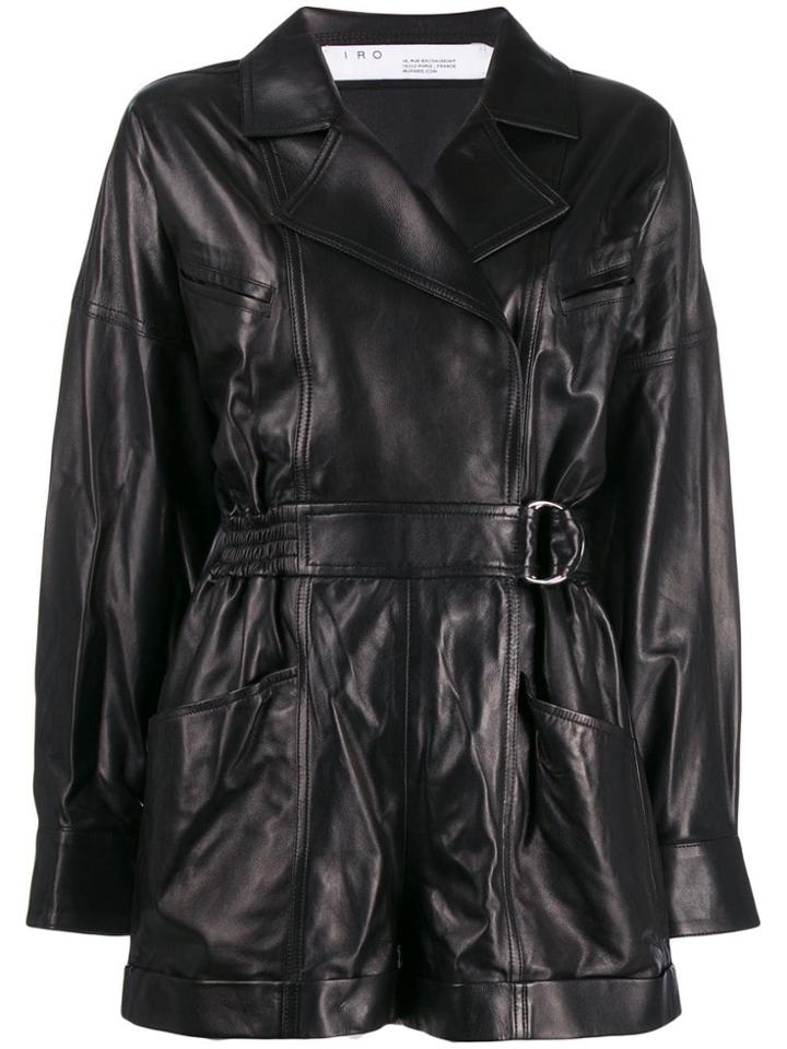 Iro Dagorn Playsuit - Black