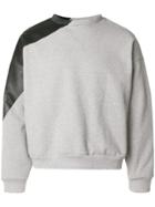 Pihakapi Two Tone Asymmetric Sweater - Grey