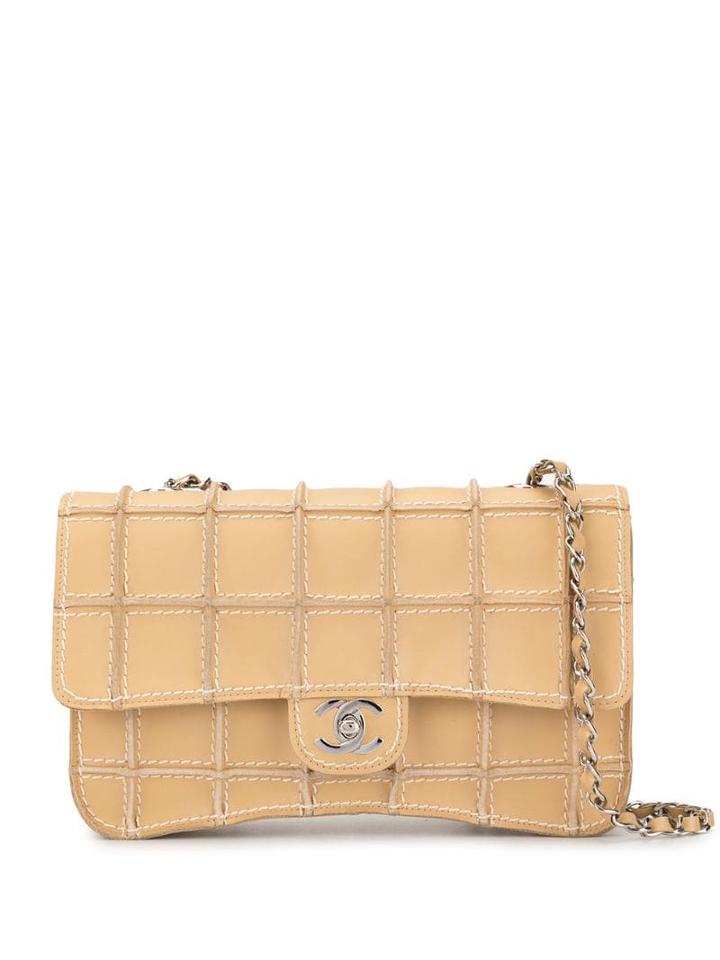 Chanel Pre-owned Choco Bar Shoulder Bag - Neutrals