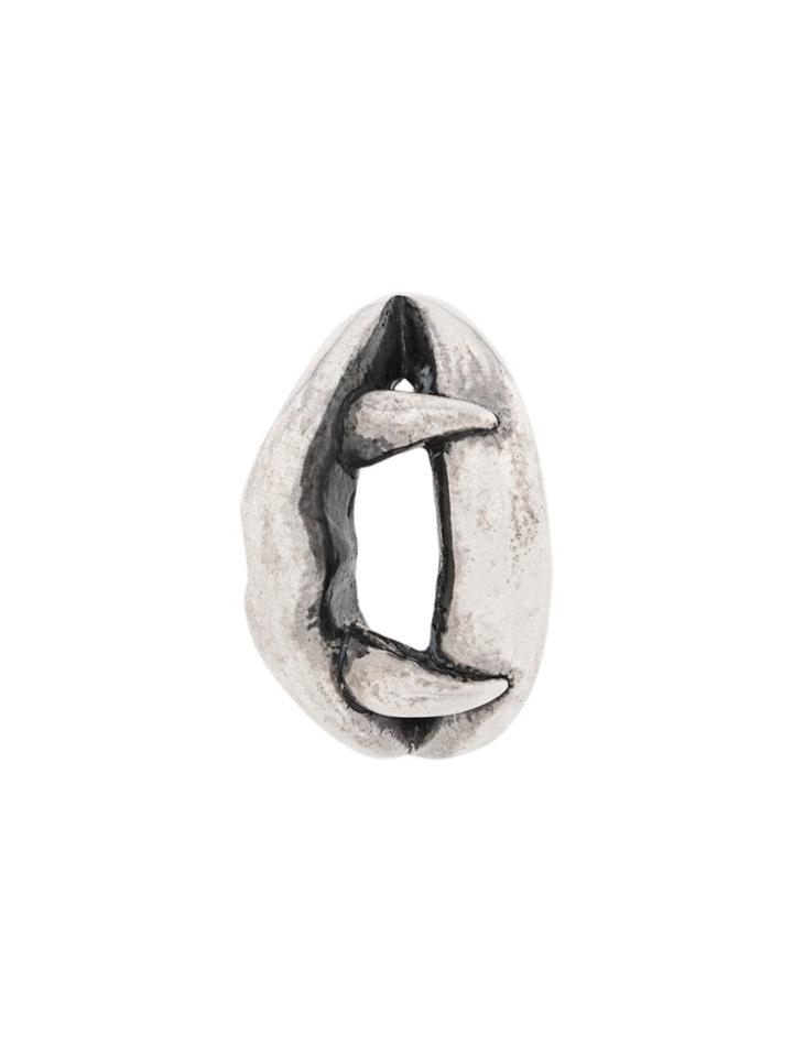 Yohji Yamamoto Vampire Stud Earring - Metallic