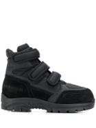 Mm6 Maison Margiela Padded Touch-strap Boots - Black