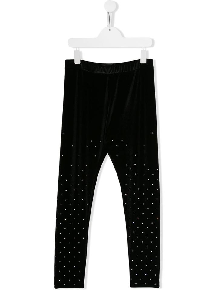 Philosophy Di Lorenzo Serafini Kids Crystal Embellished Leggings -