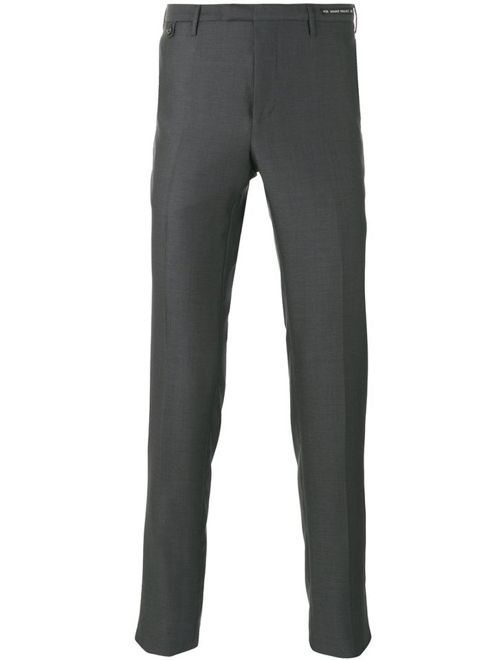 Pt01 - Tailored Trousers - Men - Cotton/elastodiene/virgin Wool - 48, Blue, Cotton/elastodiene/virgin Wool
