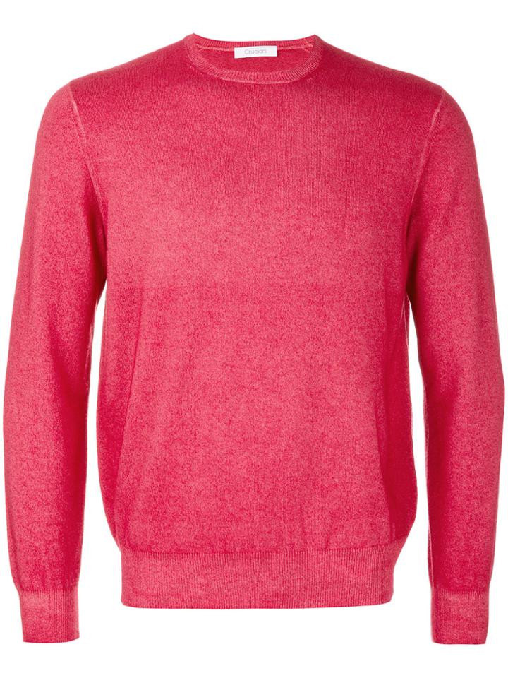 Cruciani Knitted Jumper - Red