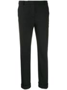 Boutique Moschino Sharp Suit Trousers - Black