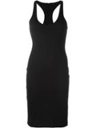 Dsquared2 Racerback Style Dress, Women's, Size: Xs, Black, Cotton/spandex/elastane
