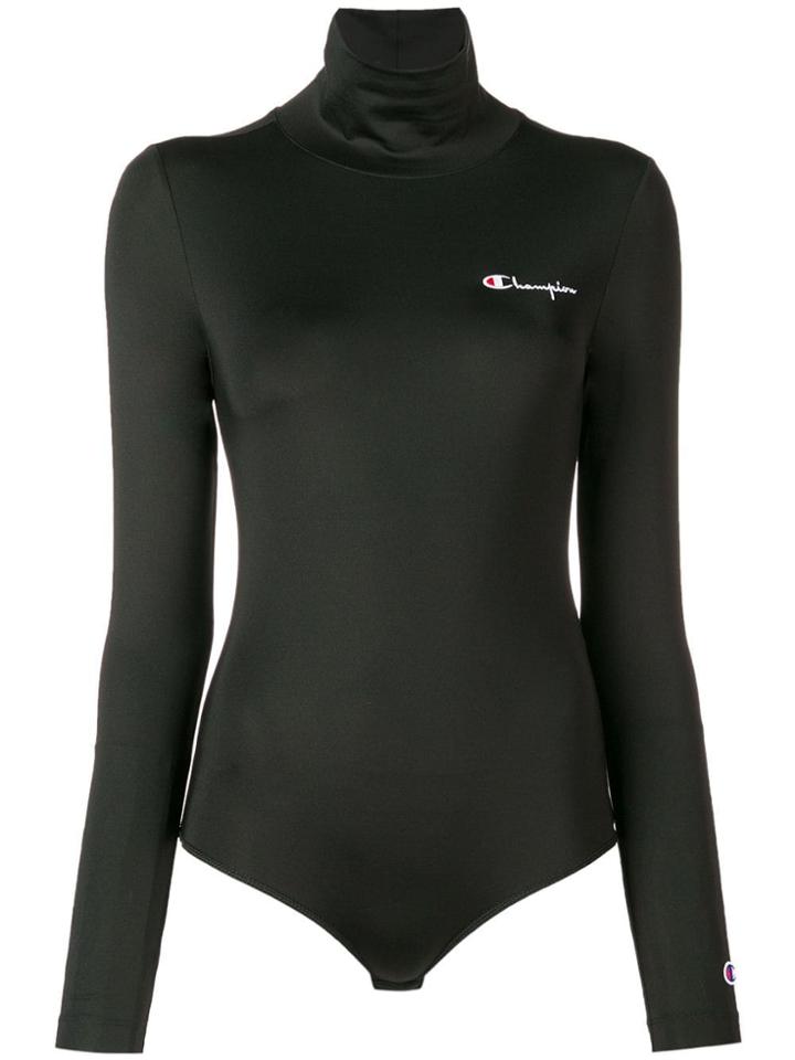 Champion Embroidered Logo Jersey Body - Black