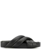 Jil Sander Crossover Straps Sandals - Black