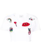 Forte Dei Marmi Couture Cropped Patch T-shirt - White
