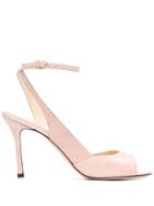 Marc Ellis Open Toe Stiletto Sandals - Pink