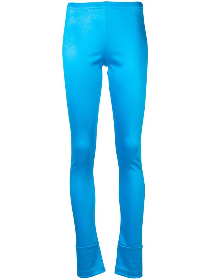Junya Watanabe Elasticated Waist Leggins - Blue