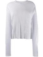 Rta Striped Sweater - White