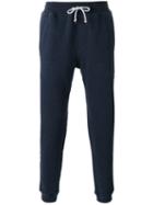 Brunello Cucinelli Drawstring Tapered Track Pants, Men's, Size: Xl, Blue, Cotton/polyamide
