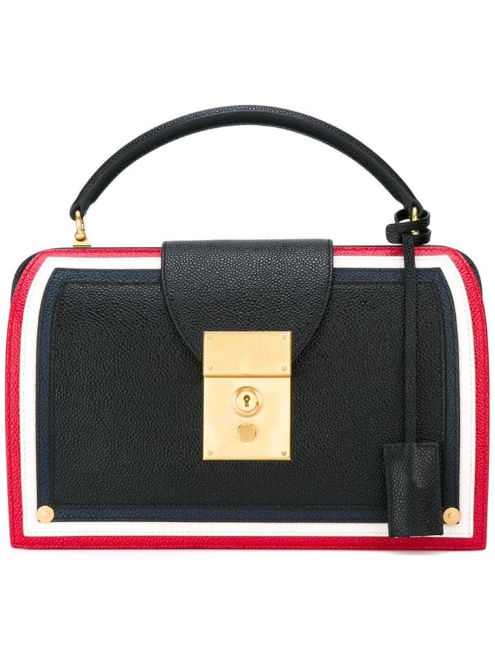 Thom Browne 'mrs. Thom Pocketbook' Tote - Black