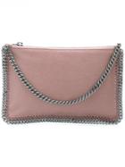 Stella Mccartney Falabella Clutch Bag, Women's, Pink/purple, Polyurethane