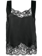 Givenchy Sleeveless Lace Top - Black