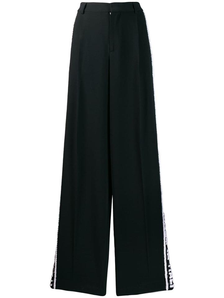 Dsquared2 Wide-leg Sports Trousers - Black