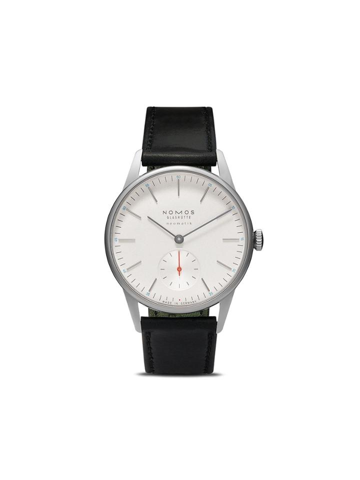Nomos Orion Neomatik 36mm - White, Silver-plated