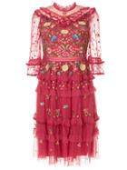 Needle & Thread Embroidered Frilled Dress