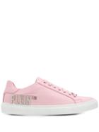 Philipp Plein Branded Low-top Sneakers - Pink