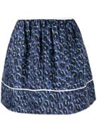 Louis Vuitton Pre-owned Leopard Pattern Skirt - Blue