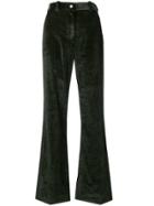 Moncler Flared Corduroy Trousers - Green
