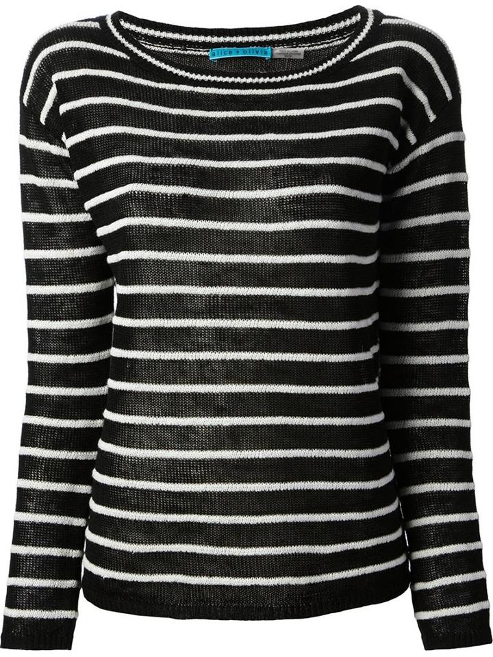 Alice+olivia Striped Top