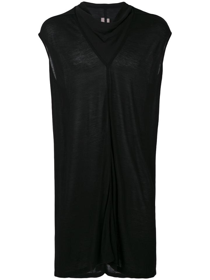 Rick Owens Knit Longline Top - White