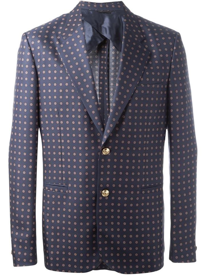 Versace Flower Print Blazer