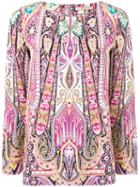 Etro - Floral Print Blouse - Women - Silk - 44, Women's, Silk