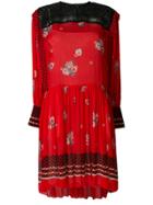 Philosophy Di Lorenzo Serafini Flower Print Shift Dress - Red