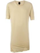 Thom Krom Long Layered T-shirt, Men's, Size: Medium, Nude/neutrals, Cotton