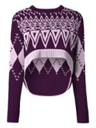 Opening Ceremony - Umd X Opening Ceremony Elliptical Jumper - Women - Merino - S, Women's, Pink/purple, Merino