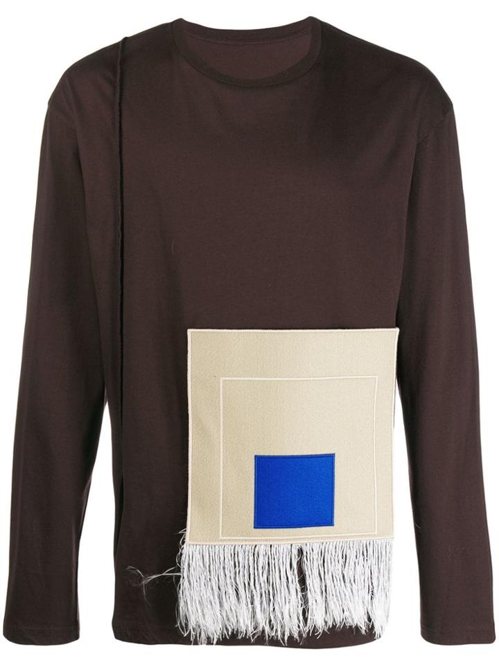A-cold-wall* Square Appliqué Sweatshirt - Brown
