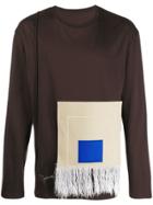 A-cold-wall* Square Appliqué Sweatshirt - Brown