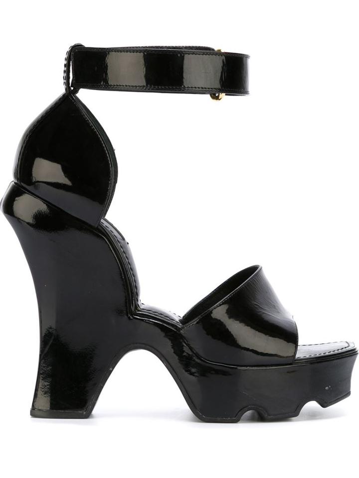 Louis Vuitton Vintage Chunky Heel Sandals