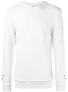 Damir Doma Rings Detail Sweatshirt, Men's, Size: Medium, White, Cotton/polyester