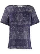 Missoni Pre-owned 1990s Patterned Top - Blue