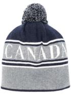 Canada Goose Pom Toque Hat - Blue