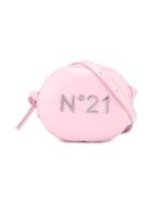 No21 Kids Logo Print Shoulder Bag, Girl's, Pink/purple