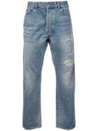 John Elliott Painter Repair Straight Jeans - Blue