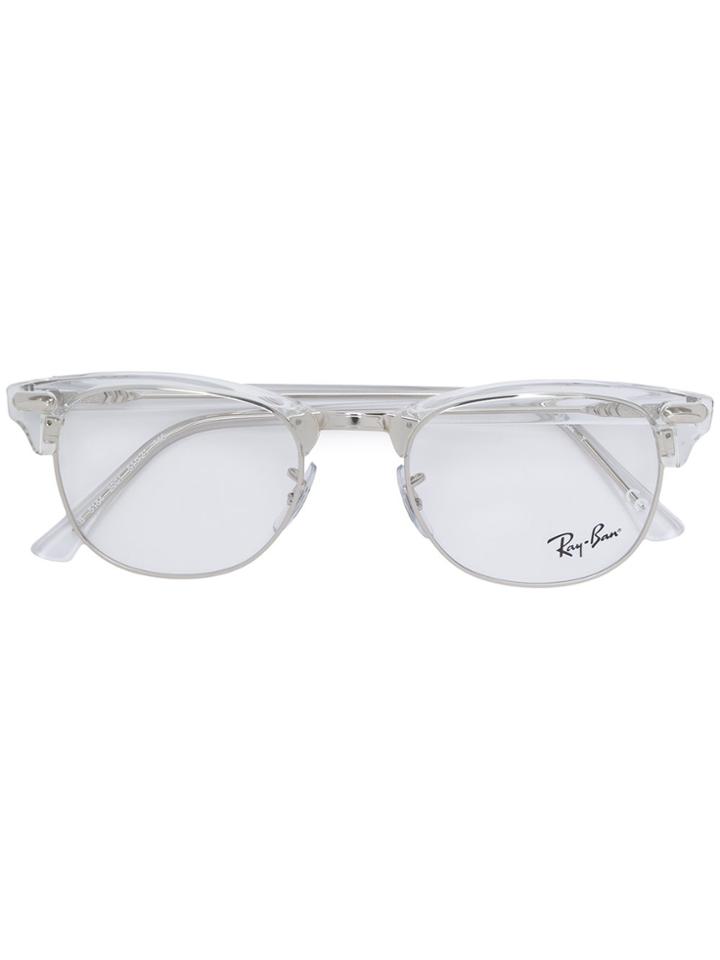 Ray-ban Clubmaster Glasses - Metallic