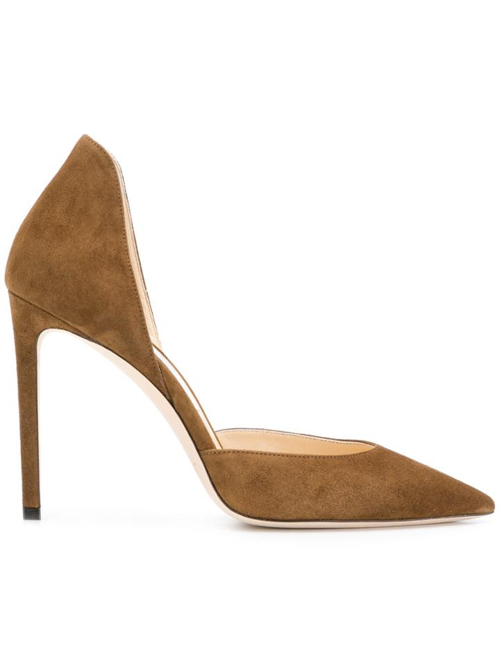 Jimmy Choo Liz 100 Pumps - Brown