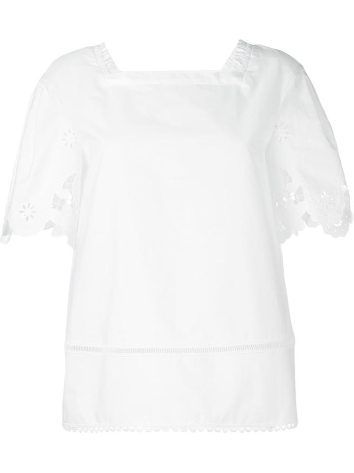 Blumarine Broderie Anglaise Detail Top