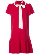 Red Valentino Bow Tie Dress